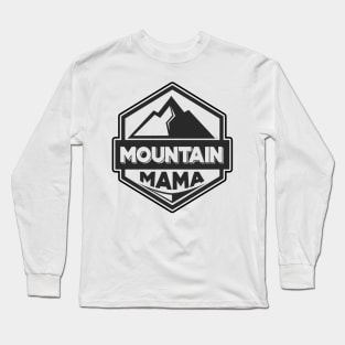 'Mountain Mama' Awesome Mountain Gift Long Sleeve T-Shirt